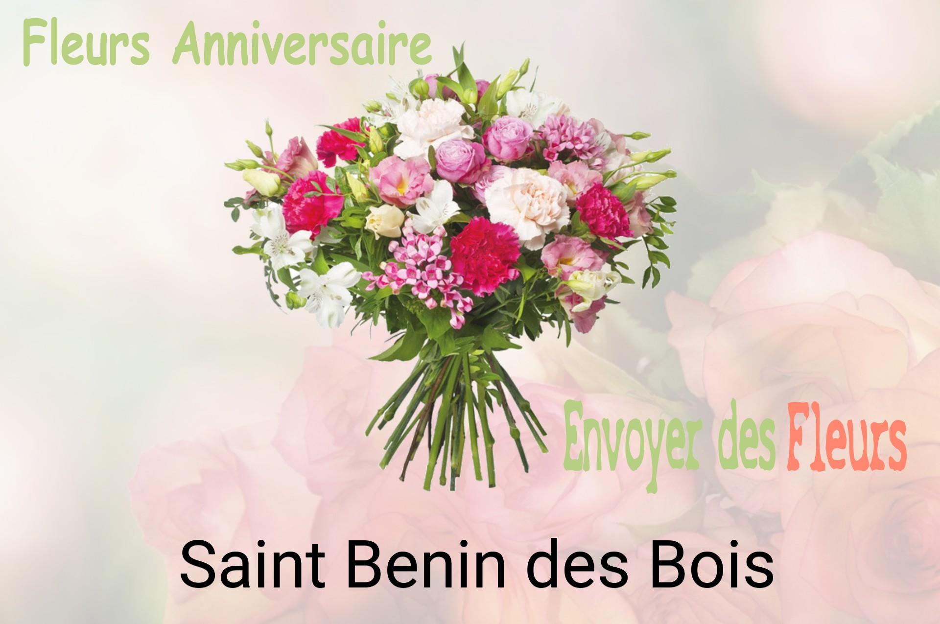Bouquet de fleurs d’anniversaire livré à Saint-Benin-des-Bois